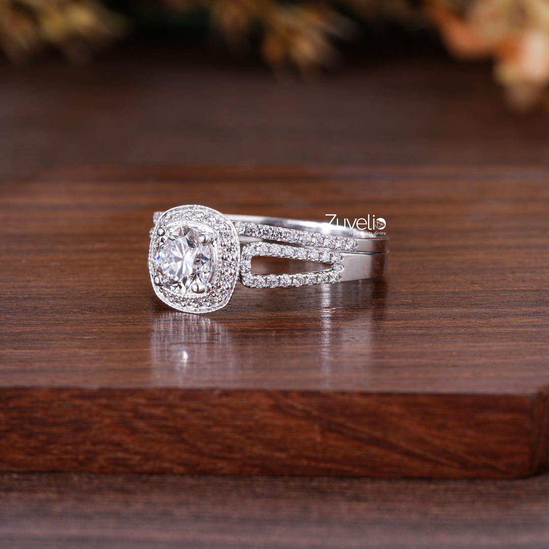 Round Diamond Ring Set