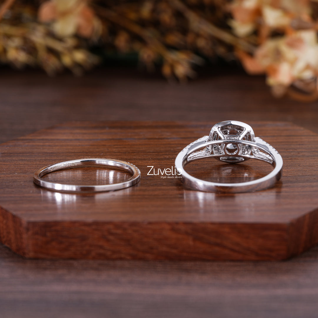 Round Diamond Ring Set